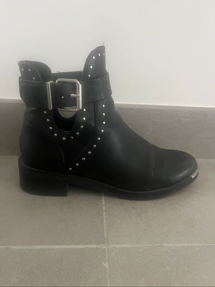 Bottines cuir