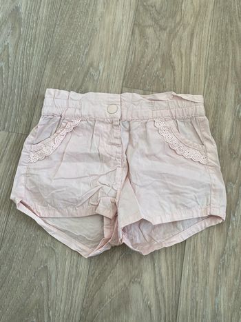 Short léger rose pale