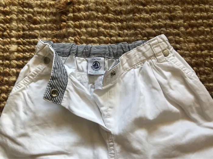 Pantalon blanc Petit Bateau - photo numéro 3
