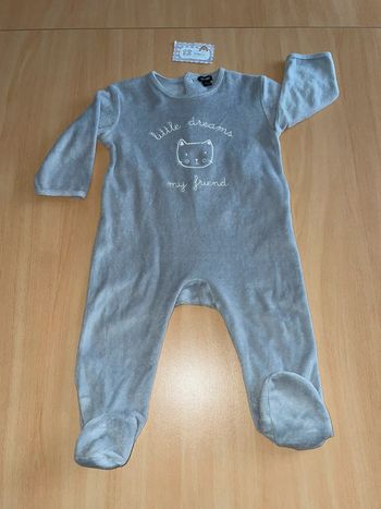 Pyjama une-pièce 12 mois Kiabi