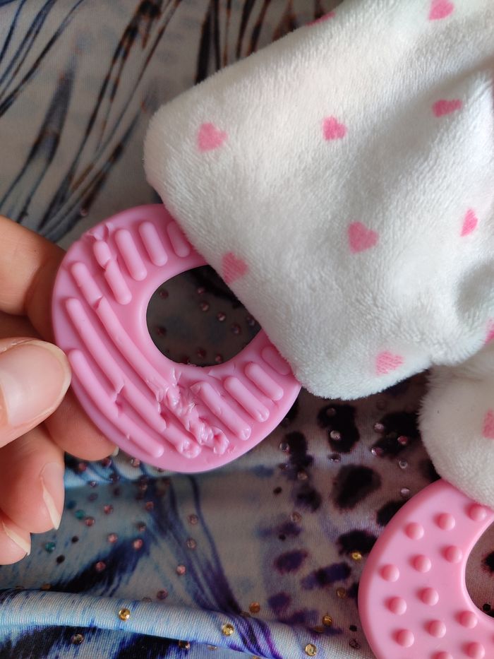doudou licorne blanc rose coeur anneau dentition zd trading enformi sommeil - photo numéro 3