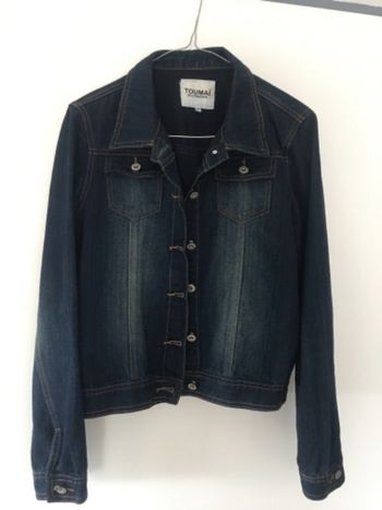Veste jeans bleu taille 42