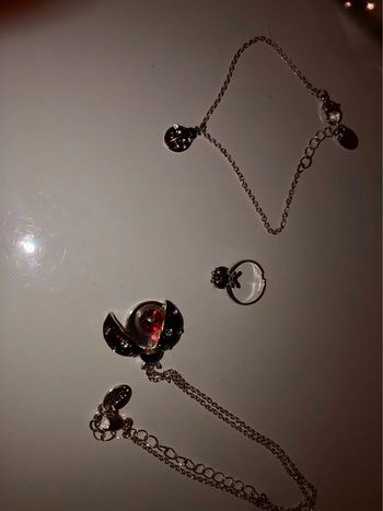 Collier bracelet  et bague