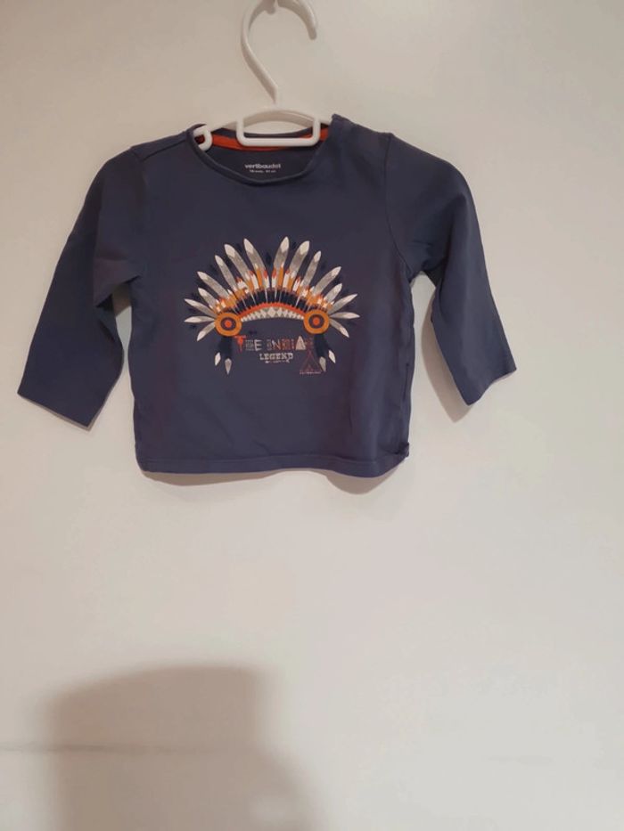 Tee-shirt manche longue 18mois - photo numéro 2