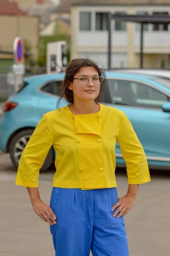Veste jaune Vintage estivale taille M