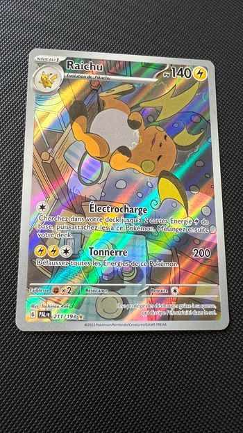 Carte Pokémon Raichu PAL211/193