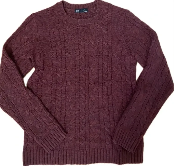 Pull Bershka bordeaux