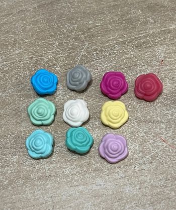 Perle silicone rose