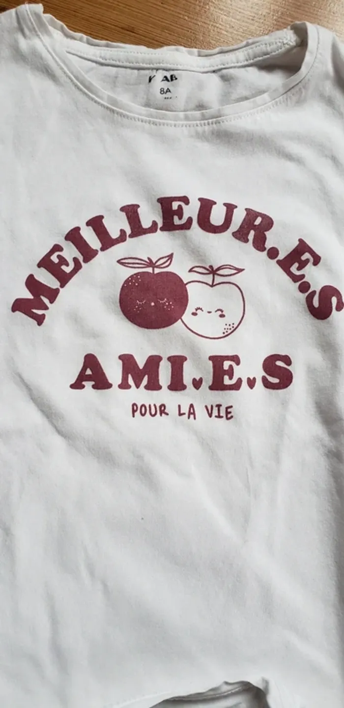 Lot 2 t-shirt manches longues coton amies disney daisy minnie - photo numéro 5