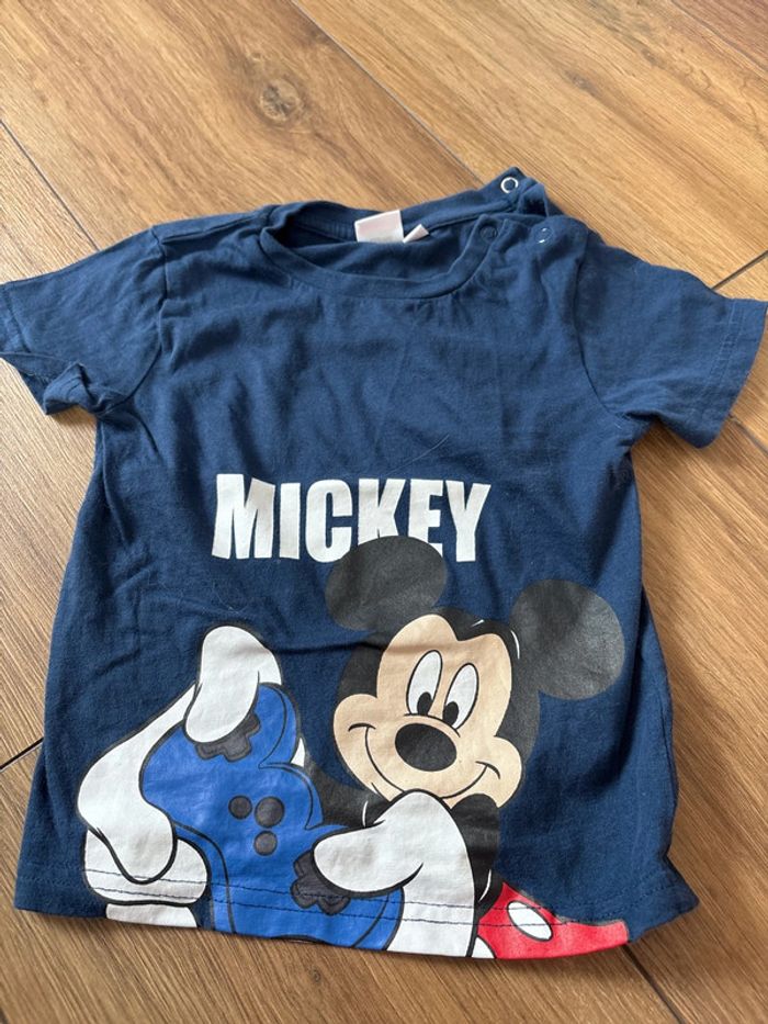T-shirt mixte Disney Mickey 24 mois - photo numéro 2