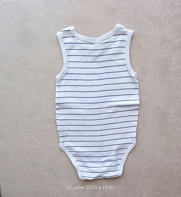 Lot de 2 bodies manches courtes mixtes - 36 mois - photo numéro 5