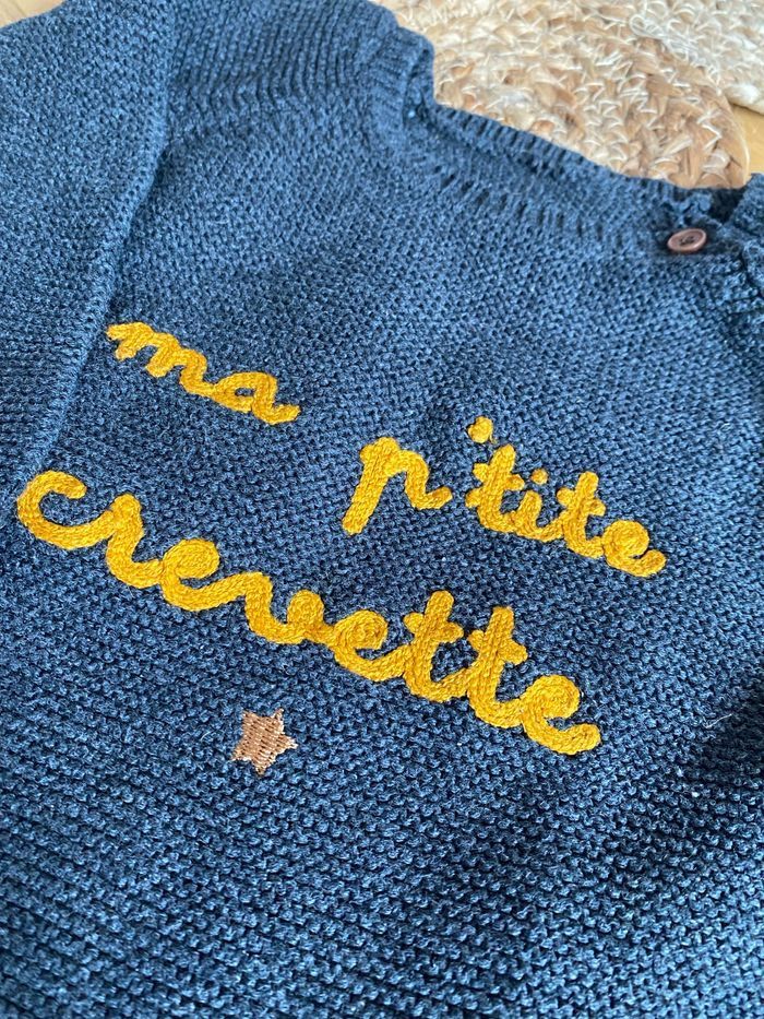 Pyjama sans pied neuf mois ma petite crevette