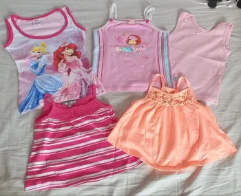 Lot 11 tee-shirts à bretelles 3 ans