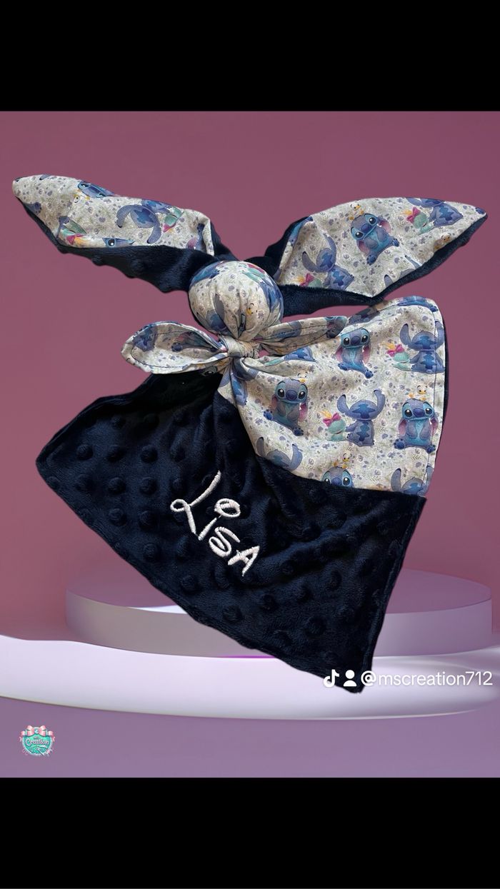 Doudou Stitch personnalisé