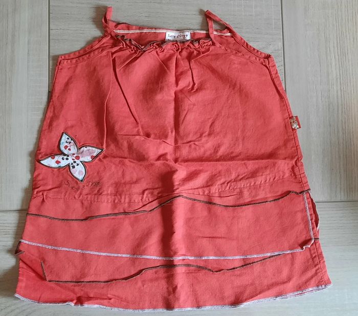 Robe à bretelles sucre d'orge 24 mois
