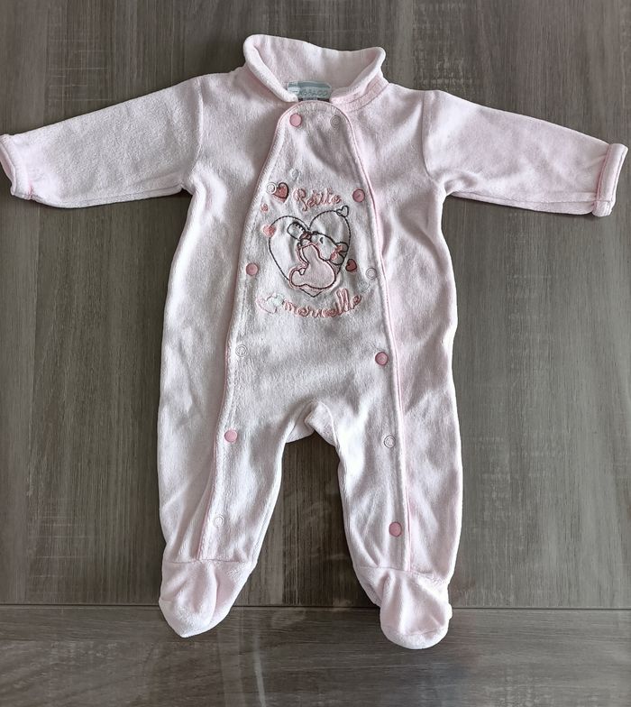 Pyjama à col 1 mois