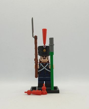 💂 Figurine Guerres Napoléoniennes - Artilleur Français - (Style Lego)