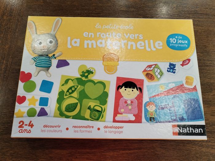 Coffret jeux Nathan La petite école En route vers la maternelle #espanolitinajouets