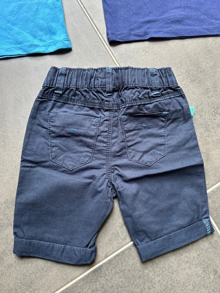 Lot de 3 articles: 2 t-shirts manches courtes et un short bermuda garçon in extenso - photo numéro 18