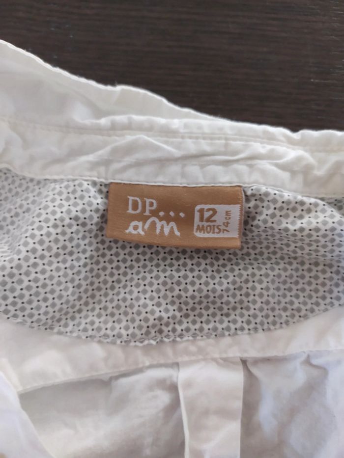 Chemise blanche pour mariage DPAM 12 mois - photo numéro 3