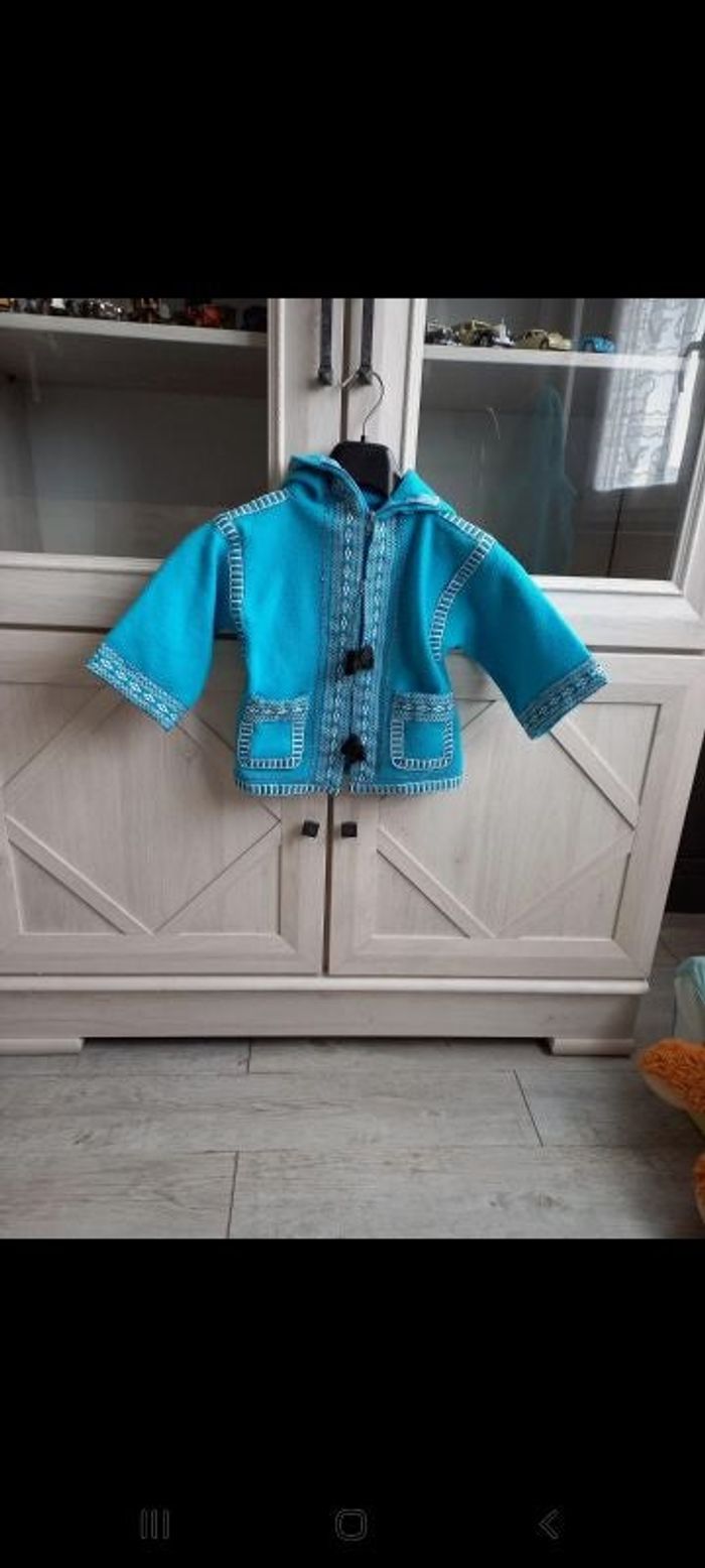 Veste à capuche style marocain