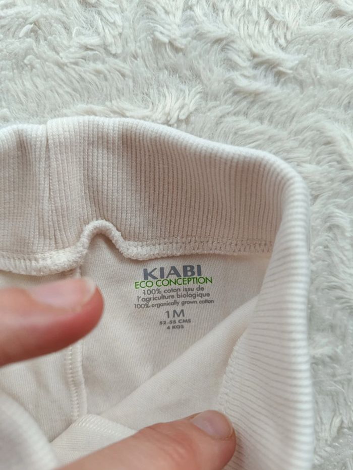 Ensemble 3 pièces (body manches longues+legging avec pied+bonnet) Mixte 1 mois mouton - photo numéro 10