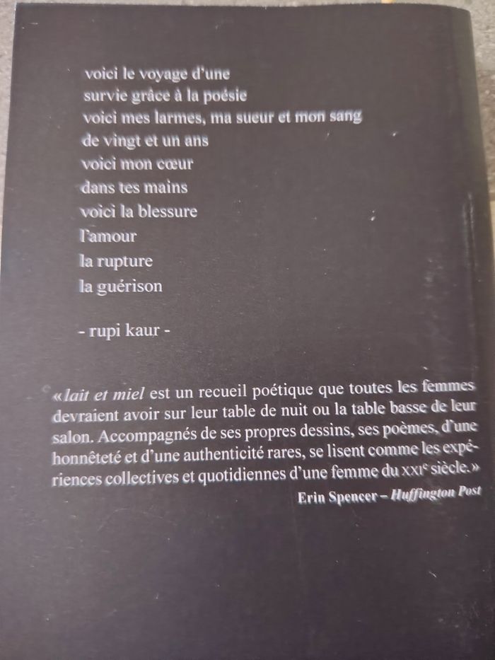 Livre lait et miel - photo numéro 4