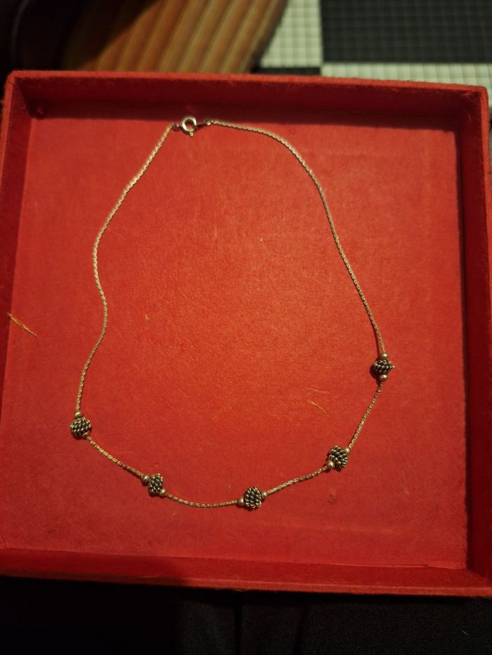 Collier ras de cou plaqué or