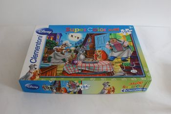 Clementoni Disney Maxi super color La belle et le clochard 104 pieces