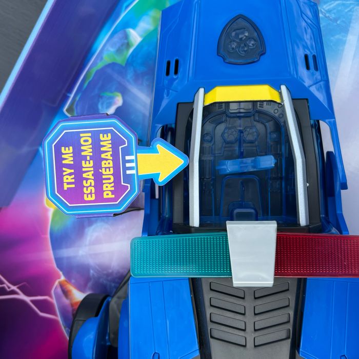Voiture Chase Spin : Super véhicule interactif Deluxe Pat Patrouille Mighty movie - photo numéro 6