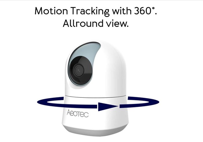 Aeotec Caméra IP WiFi Caméra de sécurité 360° - photo numéro 2