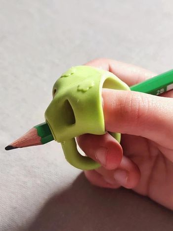Correcteur de posture d'écriture en silicone souple