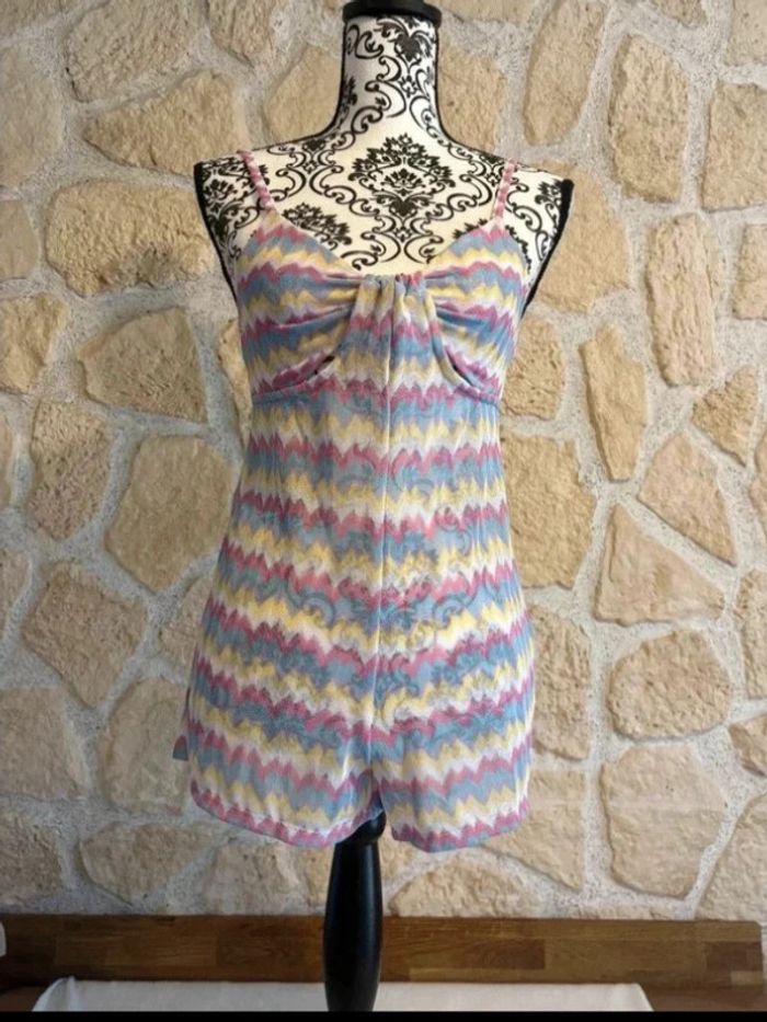 Combi short Zigzag Lavender– Taille XS – by Undiz - photo numéro 2