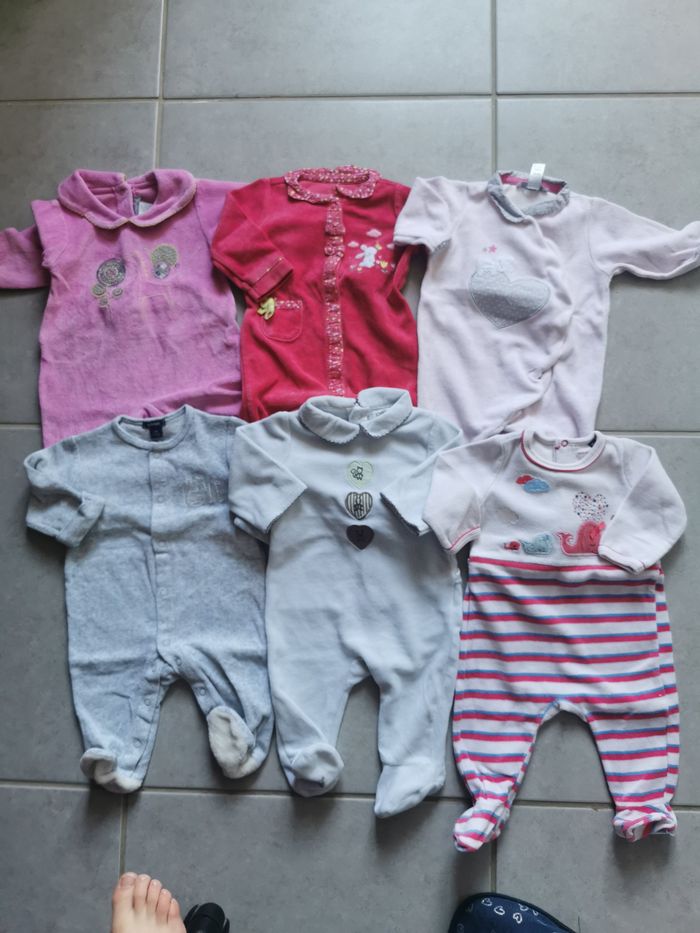 Pyjamas velours 3 mois