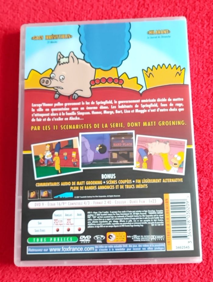 🎬 Les Simpsons le film - DVD 🎬 - photo numéro 6