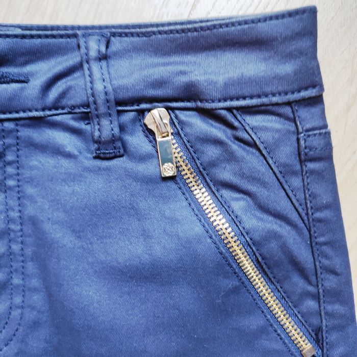 Jupe courte bleu brillant Morgan - photo numéro 2