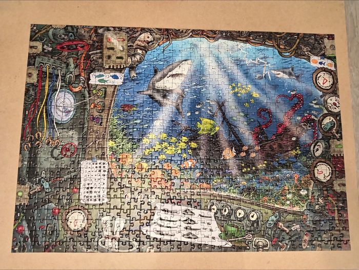 Escape puzzle Ravensburger - sous marin - 759 pièces - photo numéro 2
