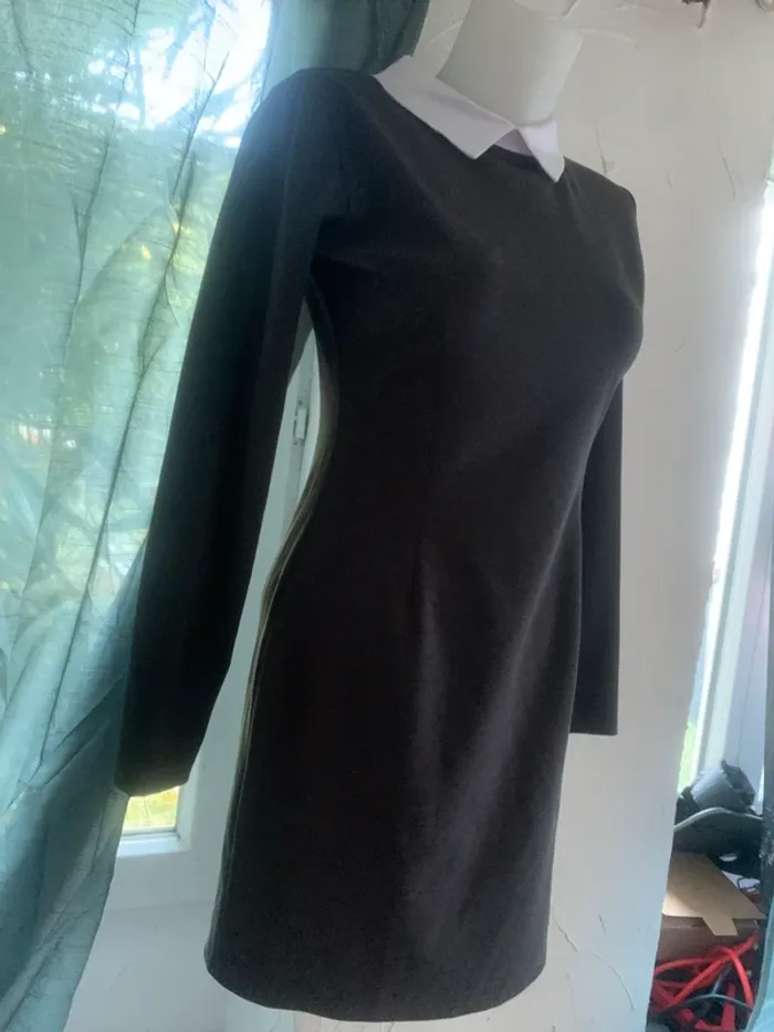 Robe avec col blanc Cosmos taille L manches longues neuve - photo numéro 4