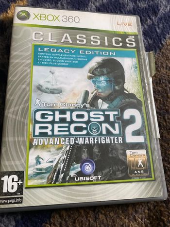 ghost recon 2 advanced warfighter Xbox 360