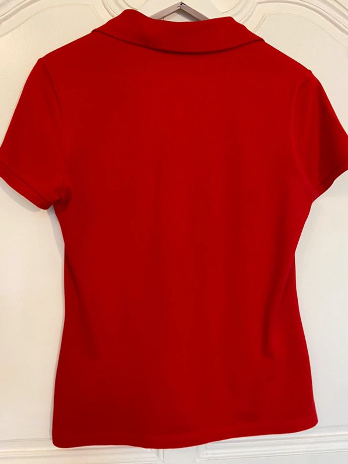 Polo Lacoste rouge taille 42 - photo numéro 2