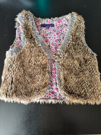 Gilet sans manche / boléro fille 4 ans Lisa Rose