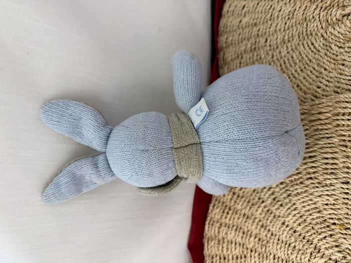 Doudou Lapin Tartine et Chocolat - Bleu - photo numéro 2