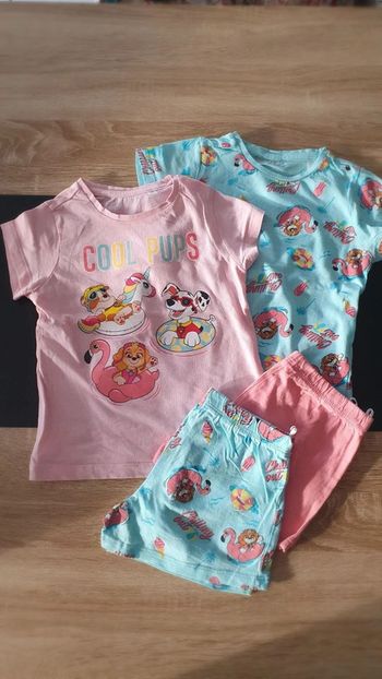 Lot de 2 pyjamas shorts 98 cm