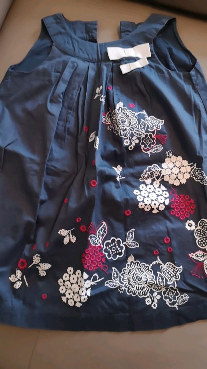 robe satin de coton cérémonie et veston blanc - photo numéro 5
