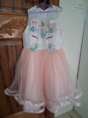 Robe princesse licorne 5 ans 