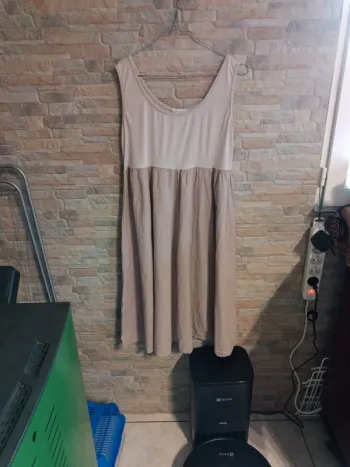 Robe écrue beige Made in Italy 40
