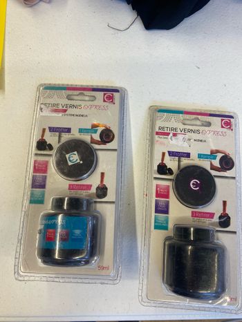Lot de retire vernis neuf