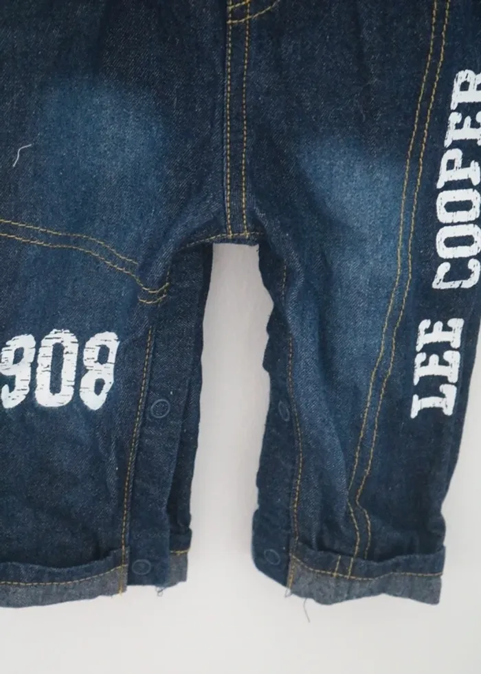 Ensemble haut/salopette Lee Cooper et gilet Jacadi 6 mois - photo numéro 3