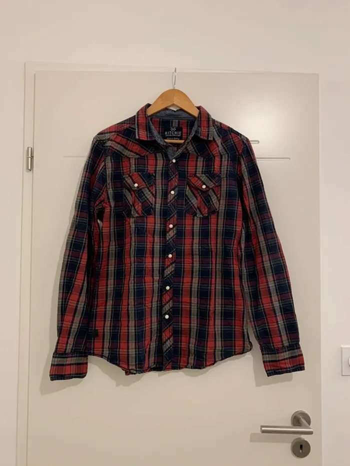 Chemise carreaux Homme