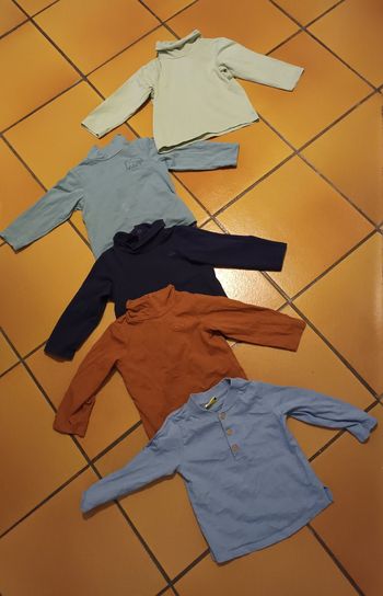Lot de 6 sous pull 18 mois